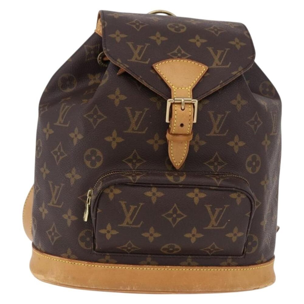 Louis Vuitton Monogram Montsouris MM Backpack Brown